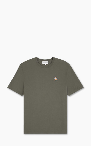 Maison Kitsuné Chillax Fox Patch Regular T-Shirt Military Green