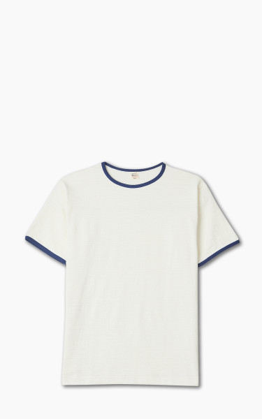 Warehouse &amp; Co. Lot 4059 Ringer Tee No Print Cream/Navy