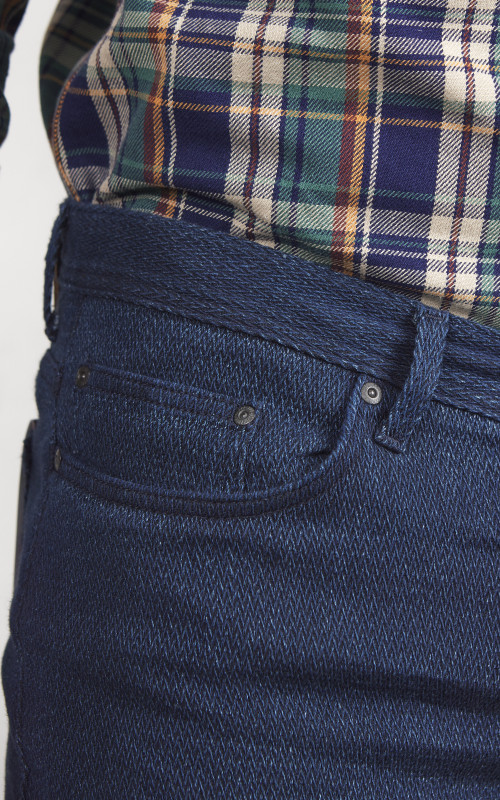 Naked Famous Denim Weird Guy Yagasuri Denim Indigo Cultizm