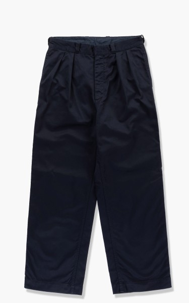 Nanamica Double Pleat Wide Chino Pants Navy