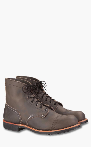 Red Wing Shoes 8086D Iron Ranger Charcoal Rough &amp; Tough