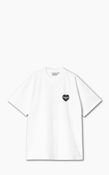 Carhartt WIP S/S Heart Bandana T-Shirt White/Black Stone Washed