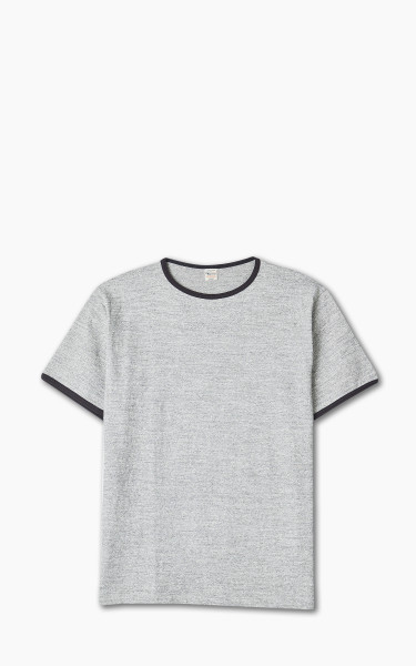 Warehouse &amp; Co. Lot 4059 Ringer Tee No Print Heather Grey/Sumikuro