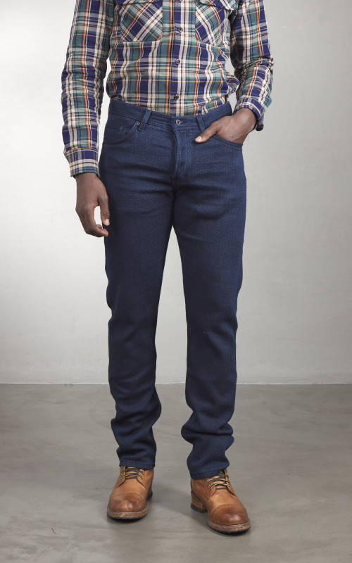 Naked Famous Denim Weird Guy Yagasuri Denim Indigo Cultizm
