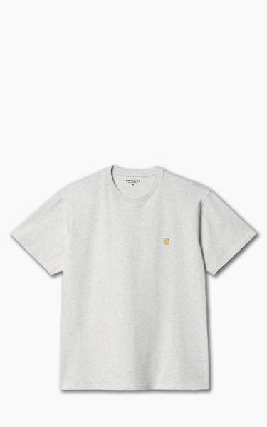 Carhartt WIP S/S Chase T-Shirt Ash Heather/Gold