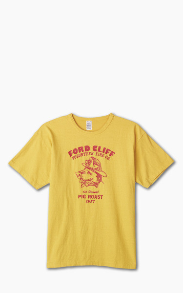 Warehouse &amp; Co. Lot 4064 Ford Cliff T-Shirt Yellow