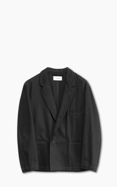 Lemaire Workwear Blazer Heavy Denim Black