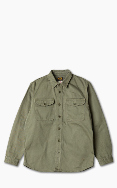 Benzak BWS-04 Scout Overshirt Sateen Military Olive Green