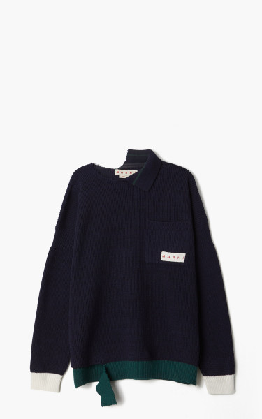 Marni Roundneck Knit Sweater Iris GCMG0246Q2-UFU154-MXB79