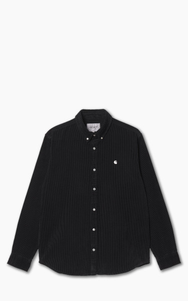 Carhartt WIP L/S Madison Cord Shirt Black/Wax