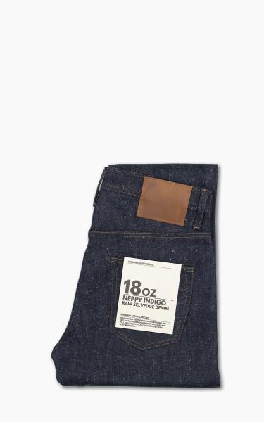 The Unbranded Brand UB643 Relaxed Fit Heavyweight Neppy Selvedge 18oz