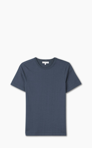 Merz b. Schwanen 215 Heavyweight Crew Neck Tee Mineral Blue