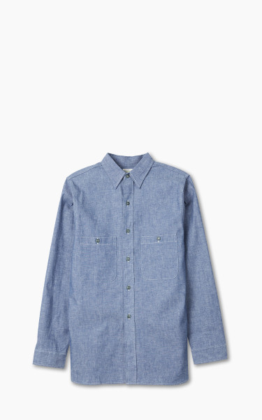 Warehouse &amp; Co. Lot 3044 L/S USN Chambray Shirt Chambray Blue