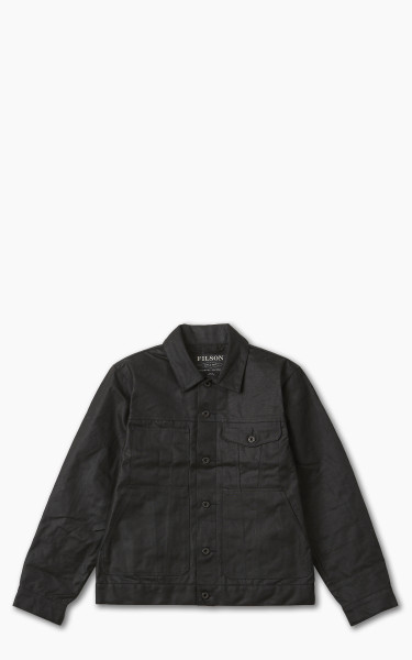 Filson Short Tin Cloth Lined Cruiser Jacket Black