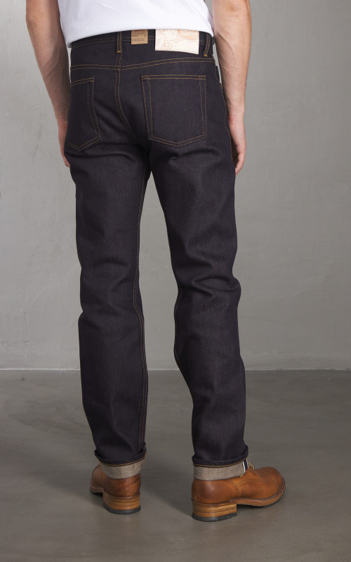 Naked Famous Denim Weird Guy All Natural Foxfibre Selvedge Indigo