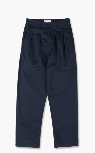 Universal Works Double Pleat Pant Twill Navy 00133-Navy
