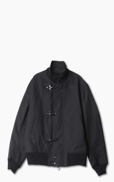 Engineered Garments Deck Jacket Cotton Double Cloth Black