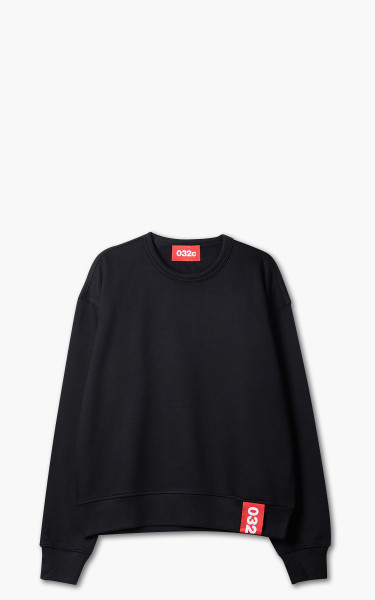 032c Taped Classic Crewneck Black
