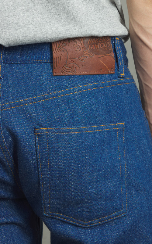 Naked Famous Denim Easy Guy Oceans Edge Selvedge Blue Oz Cultizm