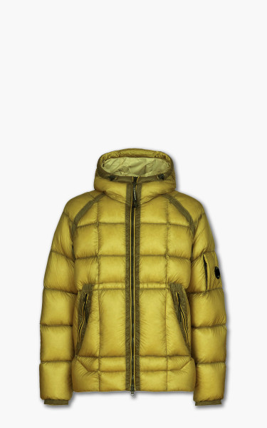 C.P. Company DD Shell Hooded Down Jacket Golden Palm