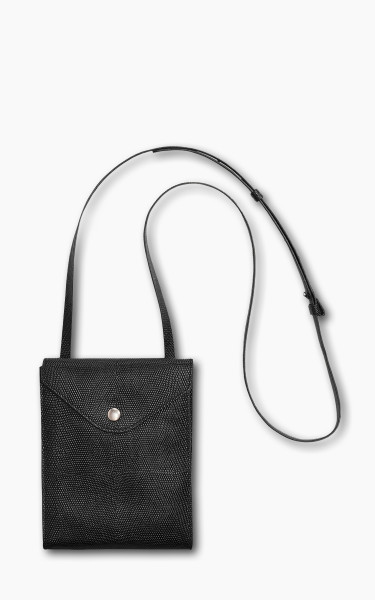 Lemaire Enveloppe With Strap Goat Leather Black