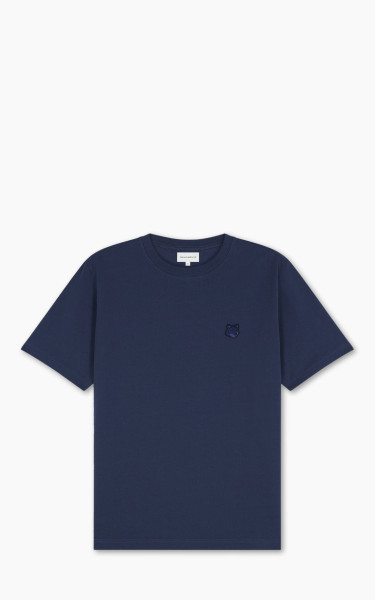 Maison Kitsuné Bold Fox Head Patch Comfort T-Shirt Ink Blue