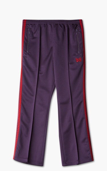 Needles Boot-Cut Track Pant Poly Smooth Dark Purple