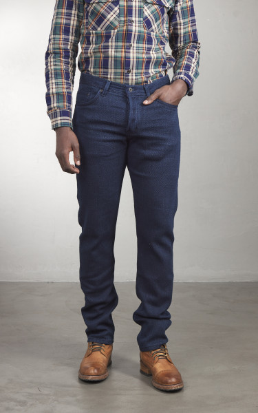 Naked Famous Denim Weird Guy Yagasuri Denim Indigo Cultizm