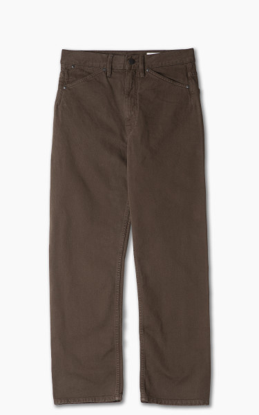 Lemaire Seamless Jeans Heavy Garment Dyed Denim Dark Brown
