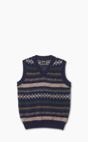 Howlin&#039; A Magic Eye Vest Navy