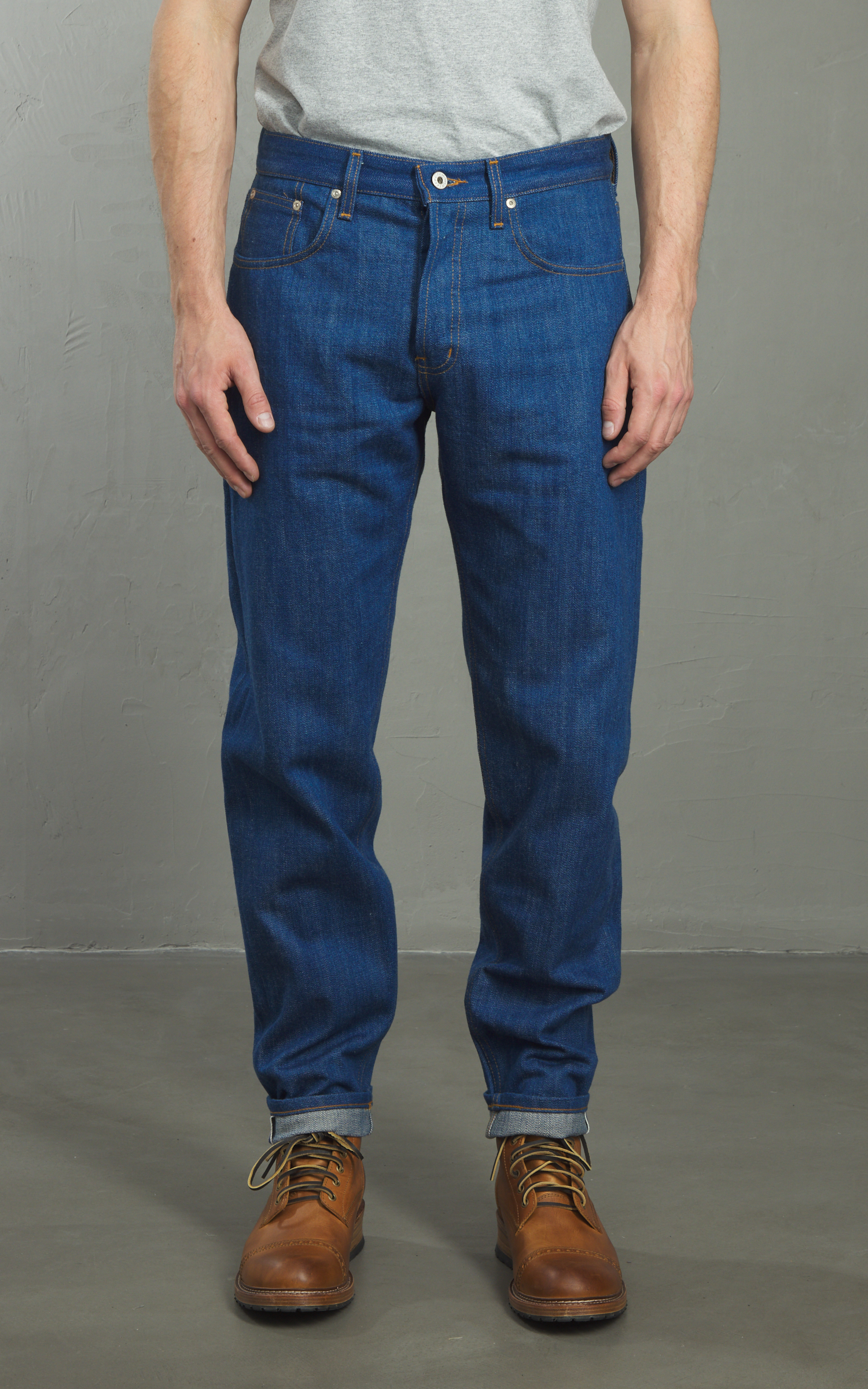 Naked Famous Denim Easy Guy Oceans Edge Selvedge Blue Oz Cultizm