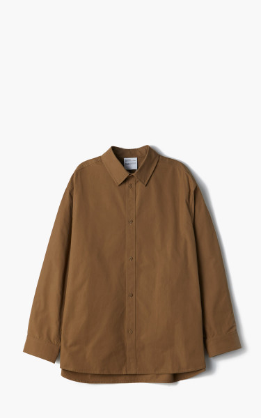 Hed Mayner Buttoned Shirt Brown