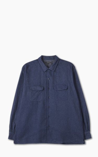 Engineered Garments Classic Shirt Cotton Denim Flannel Indigo