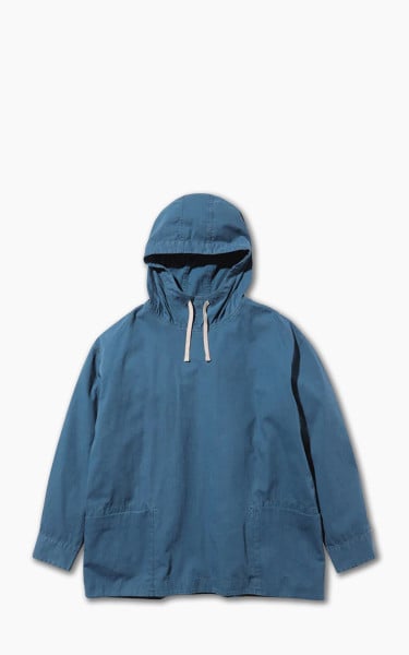 Snow Peak Natural-Dyed Recycled Cotton Parka Blue