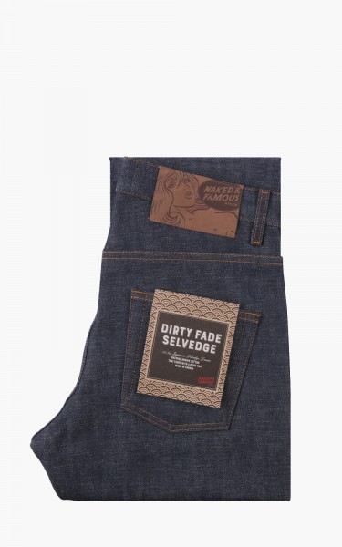 Naked &amp; Famous Denim Strong Guy Dirty Fade Selvedge 14.5oz