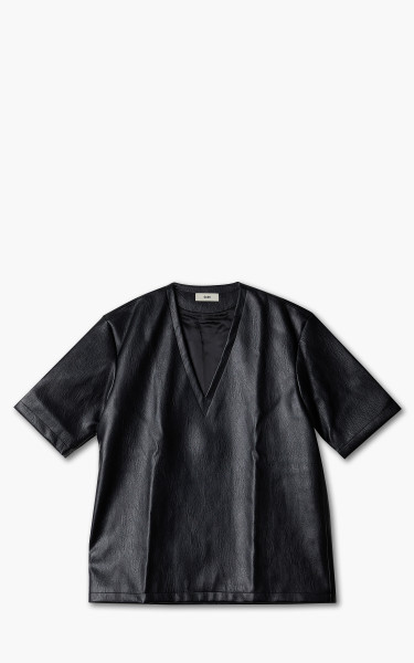 GmbH V-Neck Short Sleeve Top Black