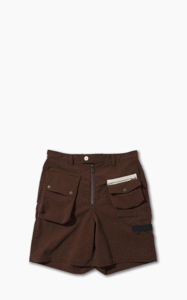 F/CE. x Digawel 6 Pockets Corduroy Shorts Brown