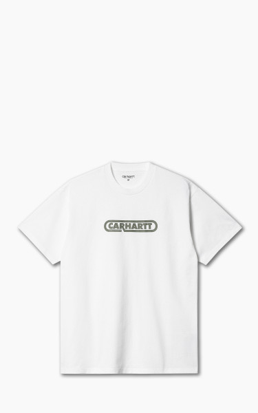 Carhartt WIP S/S Fuse Script T-Shirt White/Dollar Green