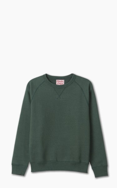 Wonder Looper Pullover Crewneck 701gsm Double Heavyweight French Terry Green