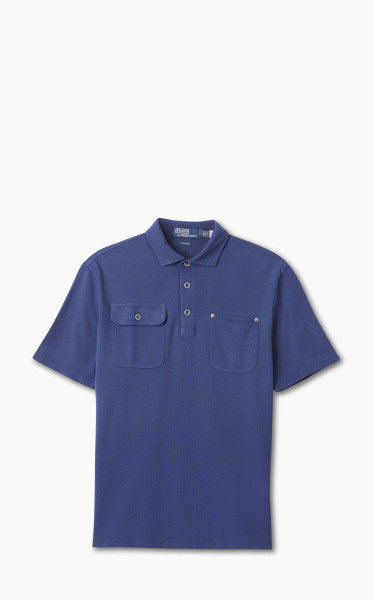 Polo Ralph Lauren Classic Fit Mesh Pocket Polo Shirt Blue