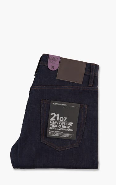 The Unbranded Brand UB621 Relaxed Tapered Fit Indigo Selvedge 21oz