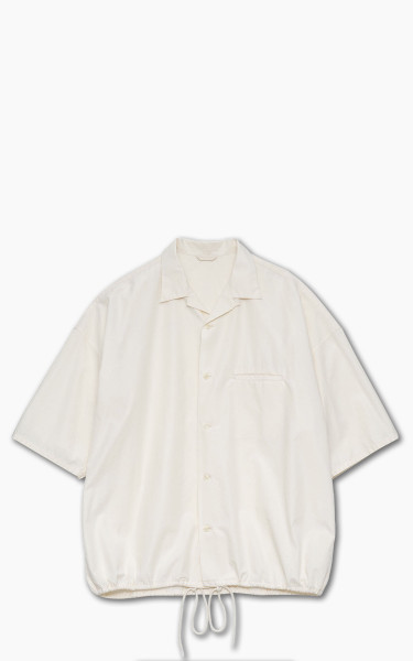 Nanamica Open Collar Wind H/S Shirt Ecru