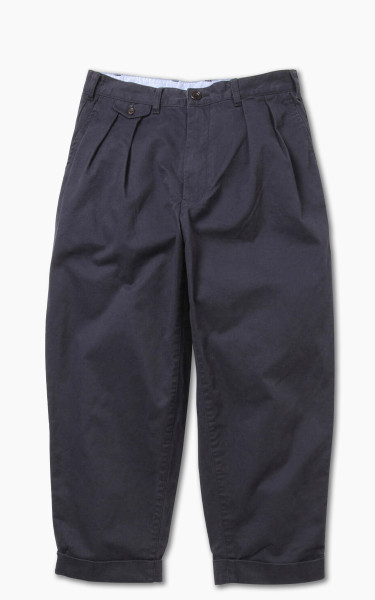 Beams Plus 2 Pleat Chino Trouser Dark Navy