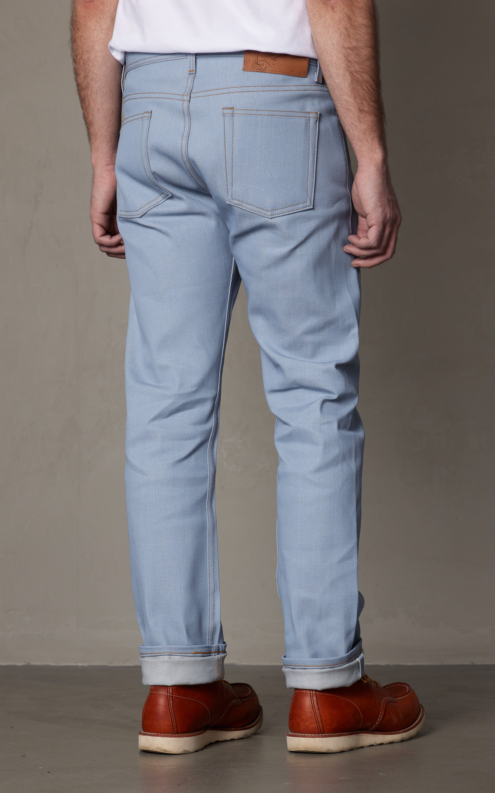 Naked Famous Denim Weird Guy Left Hand Twill Selvedge Sky Blue Edition Cultizm
