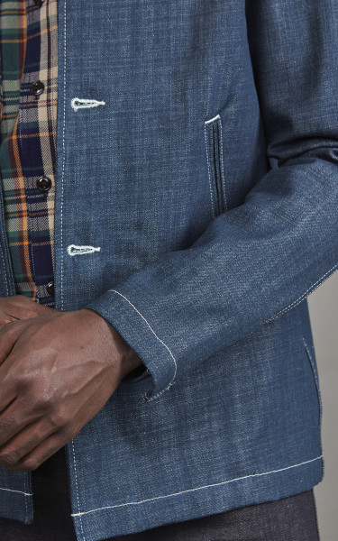 Naked Famous Denim Weird Guy Yagasuri Denim Indigo Cultizm
