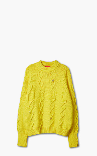 032c Pierced Highland Sweater Yellow