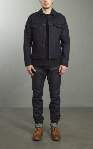 Naked Famous Denim Denim Jacket Matcha Selvedge Oz Cultizm