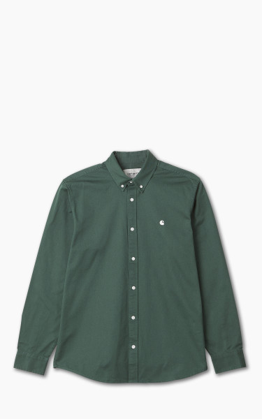 Carhartt WIP L/S Madison Shirt Dicovery Green/Wax