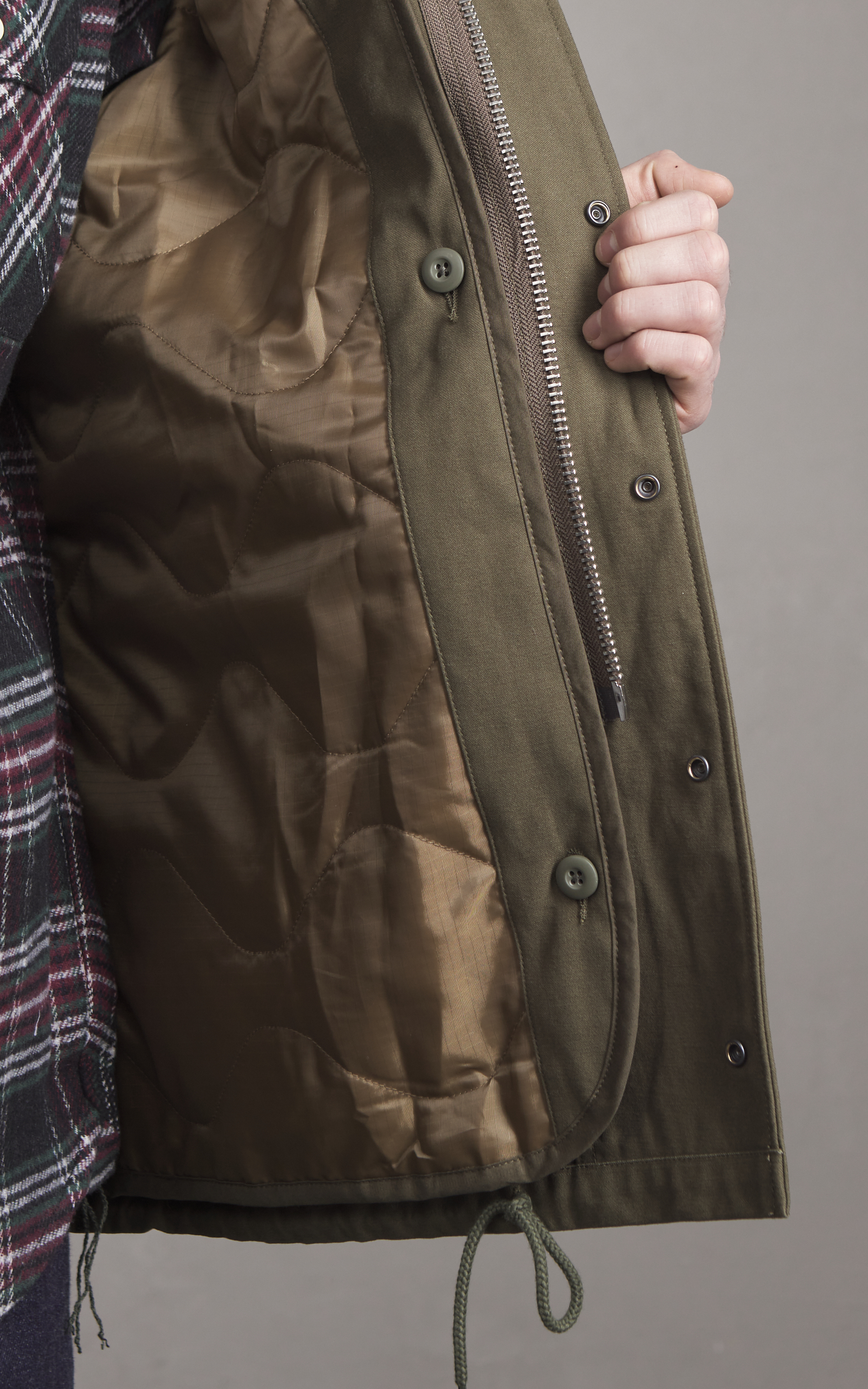 Houston US M65 Field Jacket Lined Olive Drab | Cultizm