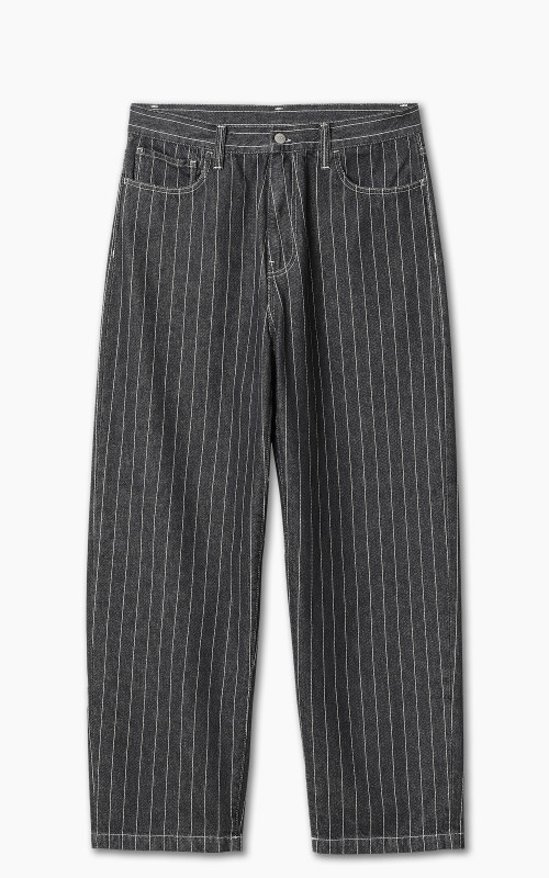 Carhartt WIP Orlean Pant Orlean Stripe Black/White Stone Washed